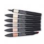 Zestaw Promarkerów Winsor&Newton, 6szt Skin Tones - 3